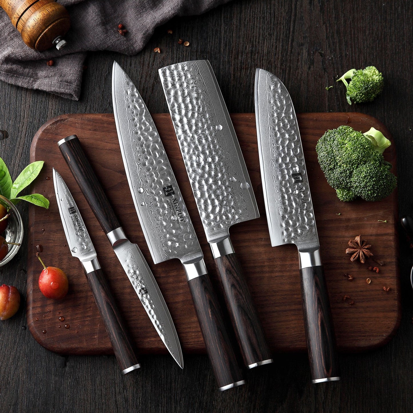 He Serie 5er Messerset