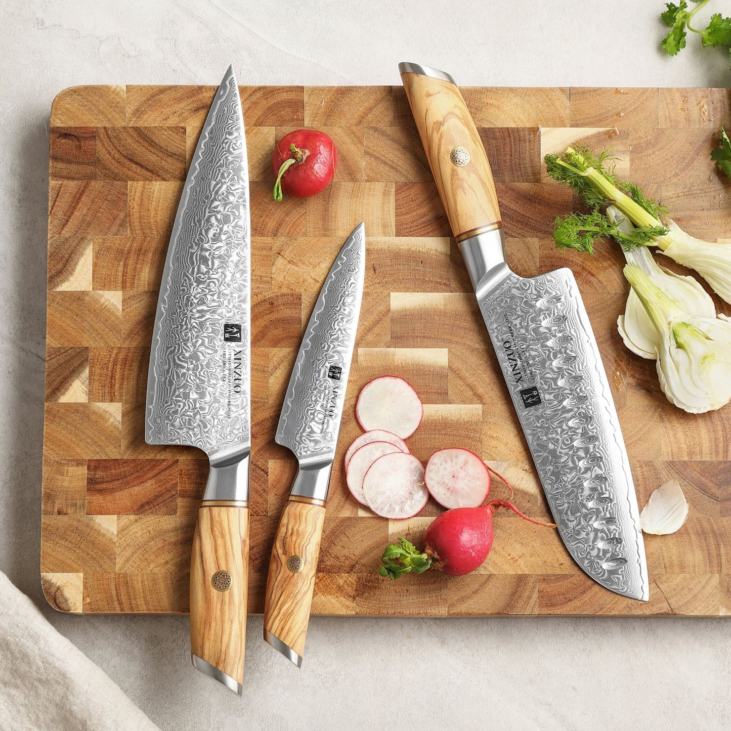 Lan Serie 3er Messerset