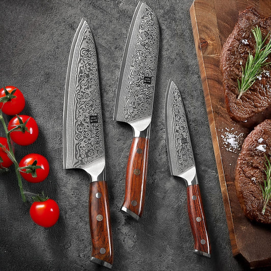 Yu Serie 3er Messerset